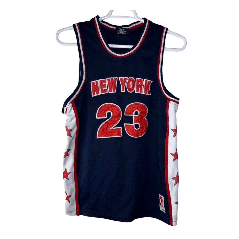 Vintage Y2K Nova Platinum Basketball Jersey New York #23 All Star Women's Small